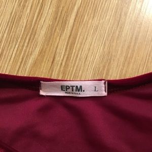 Velvet high low tee from Santee Alley in LA